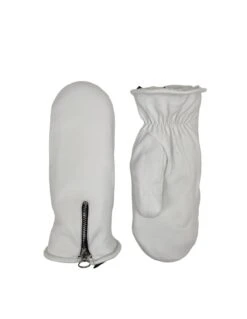 Mutka Nahkakintaat Valkoinen Vetoketjulla