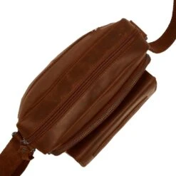 Chesterfield Bath Konjakinruskea Olkalaukku -Laukkuni nahka konjakinruskea olkalaukku chesterfield bath