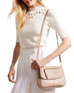 Ted Baker Nishat Taupe Olkalaukku -Laukkuni nahka olkalaukku taupe nishat tedbaker leather