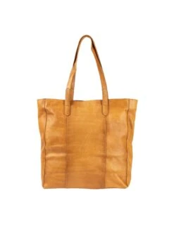 Re:Designed Jemma Urban Shopperi Konjakinruskea -Laukkuni nahkainen iso laukku redesigned jemma