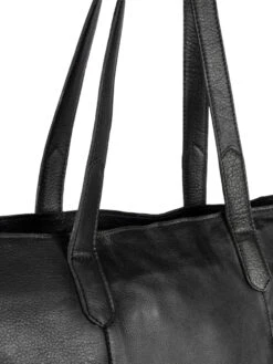 Re:Designed Jemma Urban Shopperi Musta -Laukkuni nahkainen musta iso shopperi jemma urban