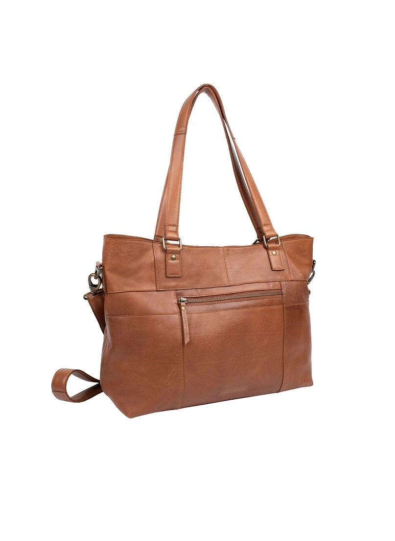 House Of Sajaco Nahkainen Kassi Konjakinruskea 2 House Of Sajaco Nahkainen Kassi Konjakinruskea - Image 2