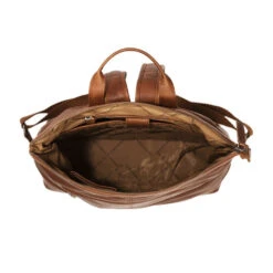 Chesterfield Kuta Konjakinruskea Nahkareppu -Laukkuni nahkainen ruskea reppu chesterfield kuta