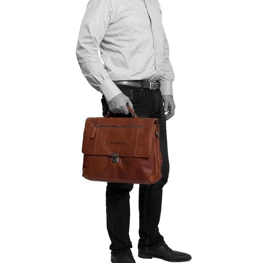 Chesterfield Konjakinruskea 15" Läppärilaukku Matthew 1 Chesterfield Konjakinruskea 15" Läppärilaukku Matthew