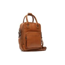 Chesterfield Morena Konjakinruskea Olkalaukku -Laukkuni nahkalaukku chesterfield morena pieni olkalaukku