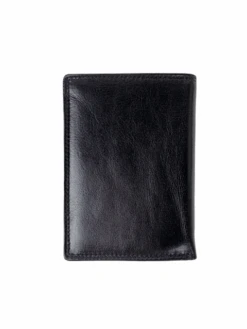 Vigro Keskikokoinen Nahkalompakko -Laukkuni nahkalompakko metallivetoketju musta virgo