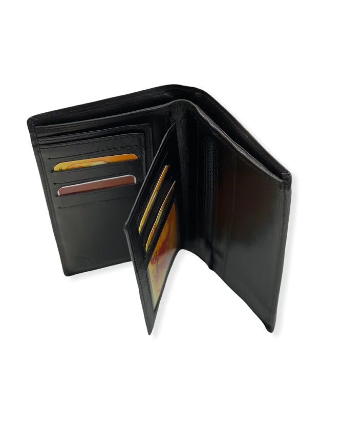 Virgon Korkea Nahkalompakko Isolla Ikkunalla 3 Virgon Korkea Nahkalompakko Isolla Ikkunalla - Image 3