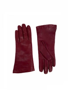 Randers Fuksianpunaiset Nahkahanskat