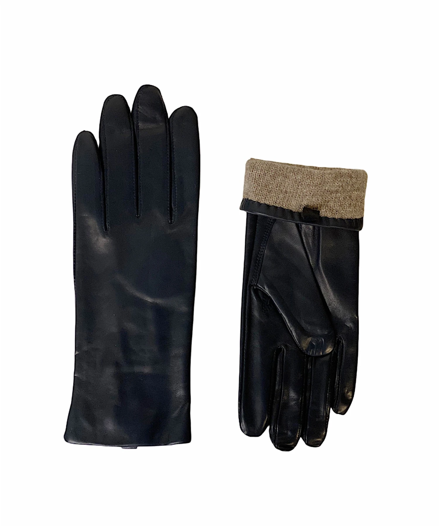 Sajaco Naisten Nahkahanskat Tummansiniset 2 Sajaco Naisten Nahkahanskat Tummansiniset - Image 2