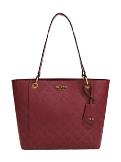 Guess Noelle Viininpunainen Laukku Logokuvioinnilla