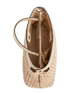 Guess Sicilia Satchel Nude Iso Laukku -Laukkuni nude guess sicilia laukku