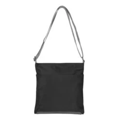 Roka London Sustainable Kennington B Musta Olkalaukku -Laukkuni nylon olkalaukku musta roka london sustainable kennington