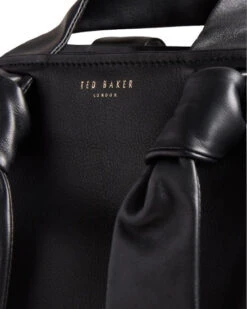 Ted Baker Nyahli Musta Olkalaukku -Laukkuni pehmea ted baker musta nyahli tote olkalaukku