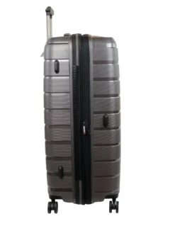 Pieni Lomailijan Matkalaukku -Laukkuni pieni matkalaukku harmaa cavalier metallihohto