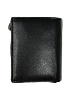 Pieni Naisten Nahkalompakko Musta RFID -Laukkuni pieni rfid lompakko nahkaa virgo musta