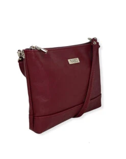 Nabo Pieni Viininpunainen Olkalaukku -Laukkuni pieni viininpunainen nabo olkalaukku