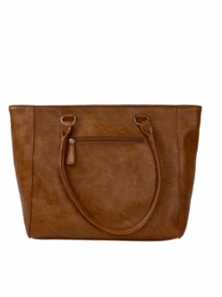 Pigeon Konjakinruskea Iso Käsilaukku -Laukkuni pigeon iso olkalaukku ruskea