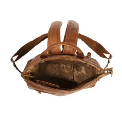 Chesterfield Pieni Nahkareppu Konjakinruskea Kolkata -Laukkuni pikkureppu nahkaa konjakinruskea chesterfield