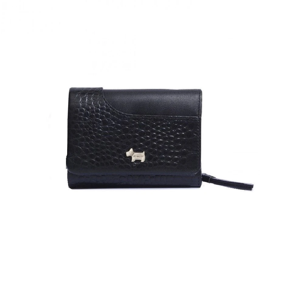 Radley Pieni Musta Lompakko Krokokuviolla 1 Radley Pieni Musta Lompakko Krokokuviolla