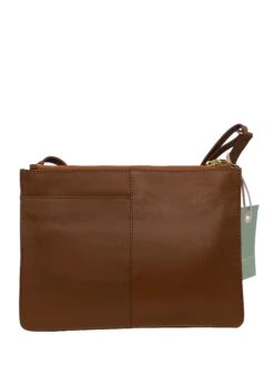 Radley Pockets Litteä Olkalaukku Ruskea -Laukkuni radley pockets nahkainen olkalaukku