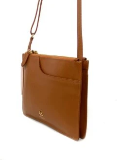 Radley Pockets Litteä Olkalaukku Ruskea -Laukkuni radley ruskea nahkalaukku pockets