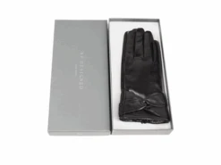 Re:Designed Stacey Mustat Naisten Nahkahanskat