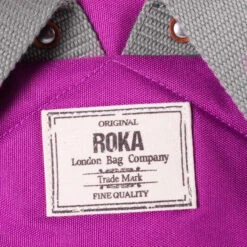 Roka London Reppu Sustainable M-koko Violet 11 Roka London Reppu Sustainable M-koko Violet -Laukkuni roka fincley pinkki reppu keskikoko