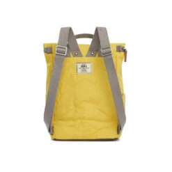 Roka London Reppu Sustainable M-koko Kirkkaankeltainen -Laukkuni roka keltainen reppu finchley sustainable