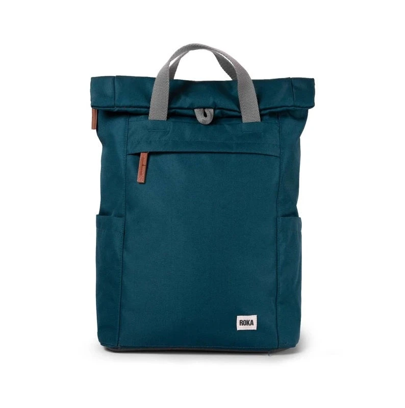 Roka London Reppu Sustainable S-koko Sinivihreä 1 Roka London Reppu Sustainable S-koko Sinivihreä