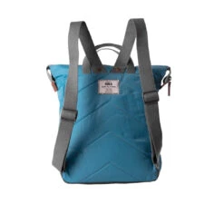 Roka London Bantry B Sustainable Nylon Reppu Petrol -Laukkuni roka london sustaimable bantry b petrol nylon reppu vaaleansininen pieni
