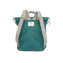 Roka London Bantry B Sustainable Nylon Reppu Teal -Laukkuni roka london sustainable bantry b teal nylon reppu sinivihrea