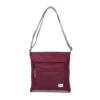 Roka London Sustainable Kennington B Viininpunainen Olkalaukku