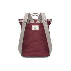 Roka London Reppu Sustainable S-koko Viininpunainen -Laukkuni rokan viininpunainen vedenpitava reppu