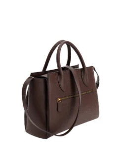 Guess Enisa Käsilaukku Tummanruskea -Laukkuni ruskea guess laukku society enisa