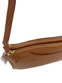 Radley Pockets Litteä Olkalaukku Ruskea -Laukkuni ruskea nahkainen olkalaukku radley pockets