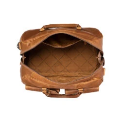 Chesterfield Wesley Viikonloppukassi -Laukkuni ruskea nahkainen viikonloppukassi chesterfield wesley