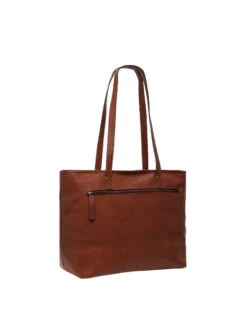 Chesterfield Konjakinruskea Tilava 14" Shopper Pisa 9 Chesterfield Konjakinruskea Tilava 14" Shopper Pisa -Laukkuni ruskea shopper chesterfield pisa iso laukku
