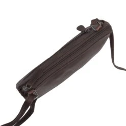 Chesterfield Sadie Pieni Olkalaukku Tummanruskea -Laukkuni sadie tummanruskea pieni nahkainen laukku