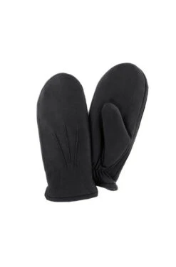 Sajaco Mustat Naisten Nahkakintaat Sormiväleillä