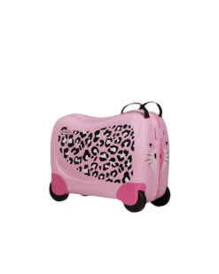Samsonite Dream Rider Lasten Istuttava / Vedettävä Matkalaukku Leopardi