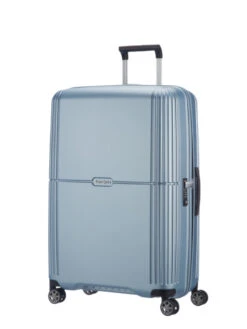 Esittelyssä olevat tuotteet -Laukkuni samsonite iso matkalaukku sky silver