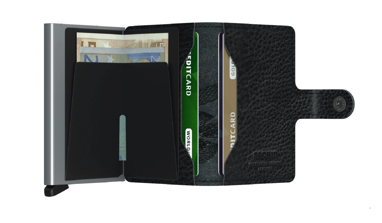 Secrid Miniwallet Stitch Musta 4 Secrid Miniwallet Stitch Musta - Image 4