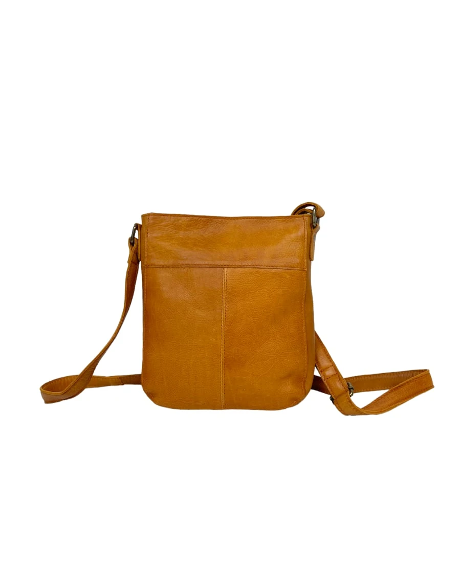 House Of Sajaco Pieni Olkalaukku Sinapinruskea 2 House Of Sajaco Pieni Olkalaukku Sinapinruskea - Image 2