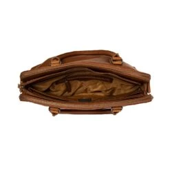 Chesterfield Nahkainen Konjakinruskea 15" Tietokonelaukku Stephanie -Laukkuni stephanie konjakinruskea nahkainen laukku