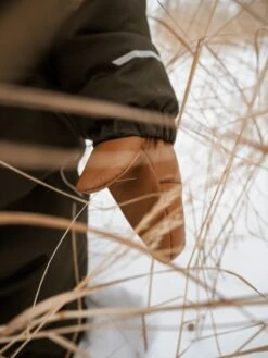 Tassu Lasten Ruskeat Nahkakintaat -Laukkuni tassu kotimaiset lasten rukkaset