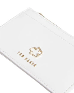 Ted Baker Jorjio Vaalea Korttikotelo RFID -Laukkuni ted baker pieni korttilompakko jorjio valkoinen