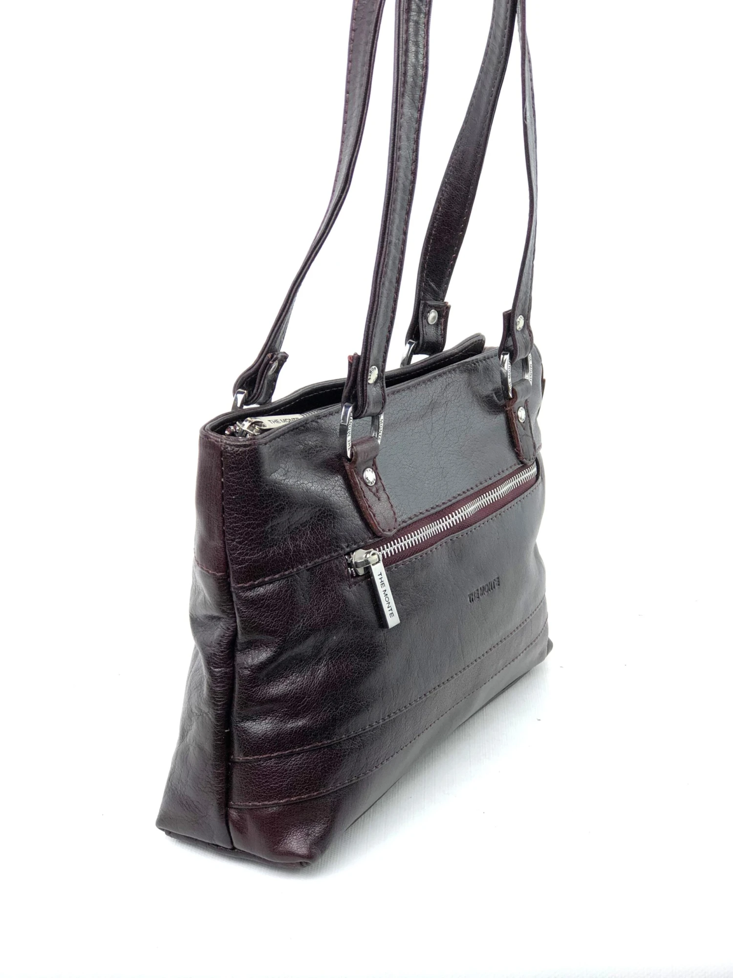 Keskikokoinen Käsilaukku Viininpunainen 4 Keskikokoinen Käsilaukku Viininpunainen - Image 4