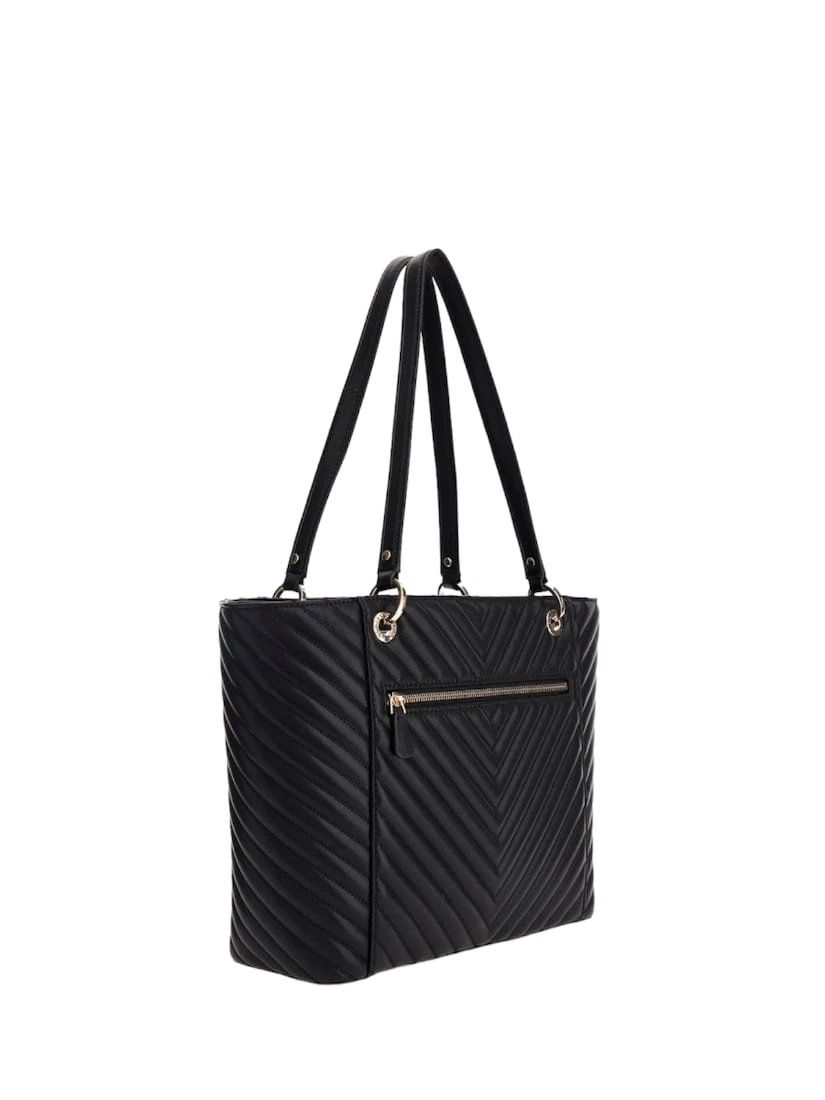 Guess Noelle Laukku Musta Tikkikuvio 2 Guess Noelle Laukku Musta Tikkikuvio - Image 2