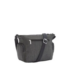 Kipling Gabbie S Black Peppery Olkalaukku -Laukkuni tummanharmaa kipling gabbie keskikokoinen olkalaukku
