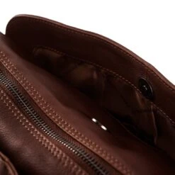 Chesterfield Barcelona Tummanruskea Nahkainen Laukku -Laukkuni tummanruskea tyolaukku barcelona